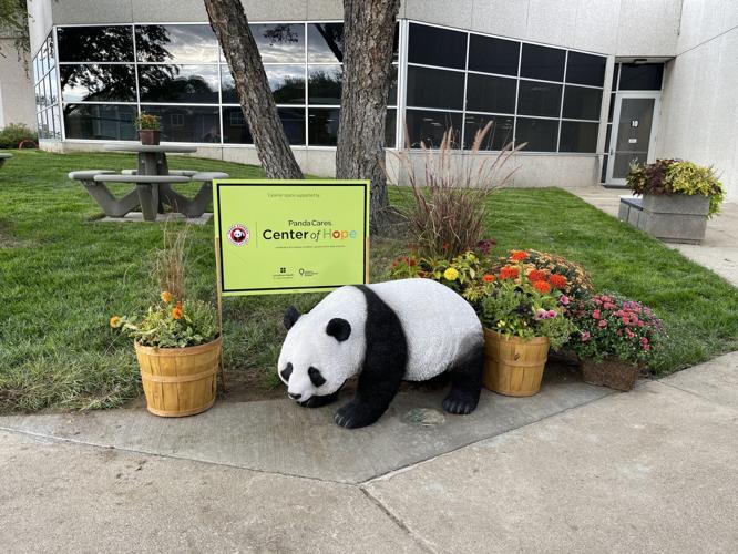 Panda Care Center of Hope panda statue