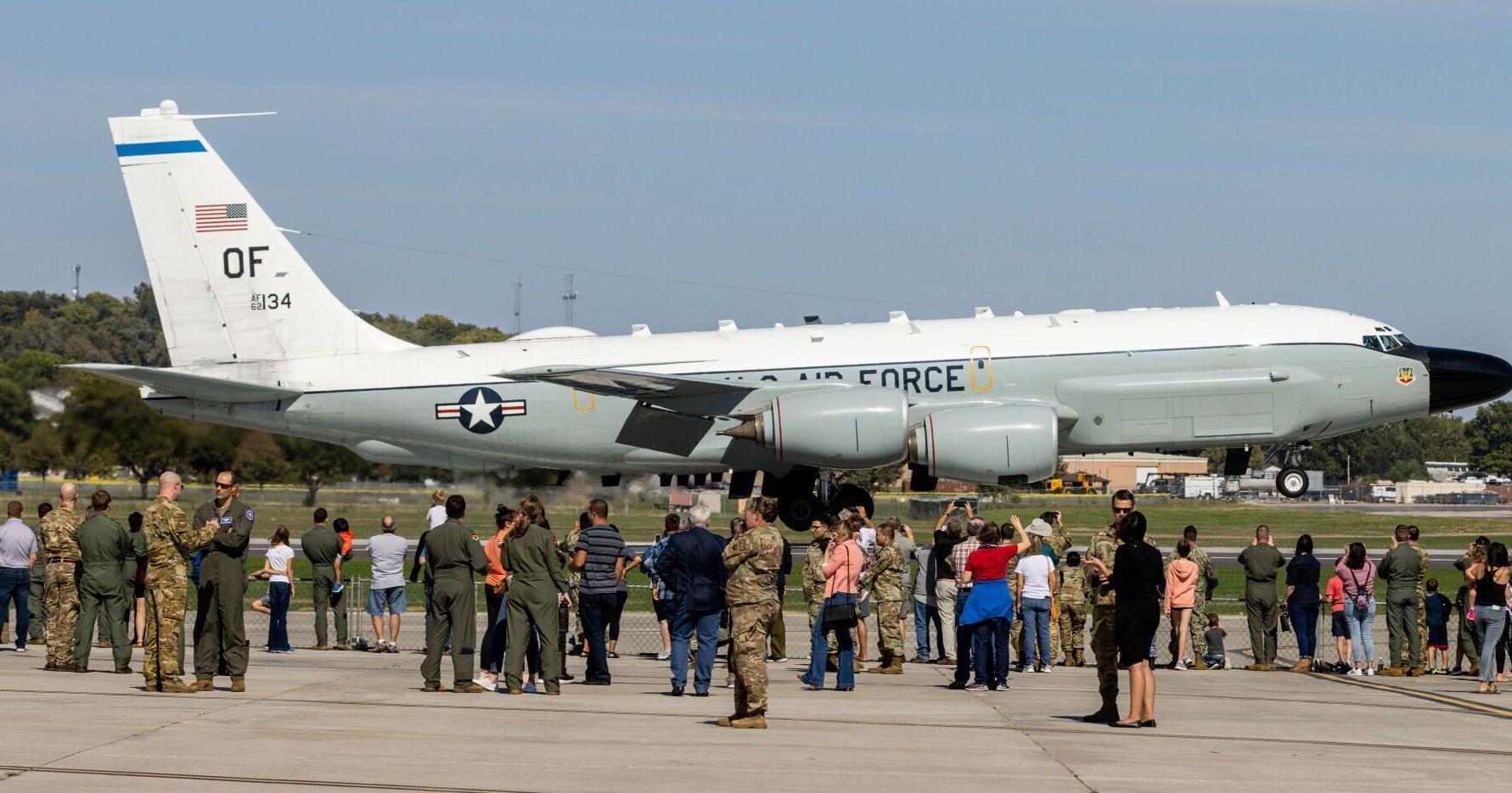 Offutt-based recon jet flying routes off Gaza coast - Vimarsana News