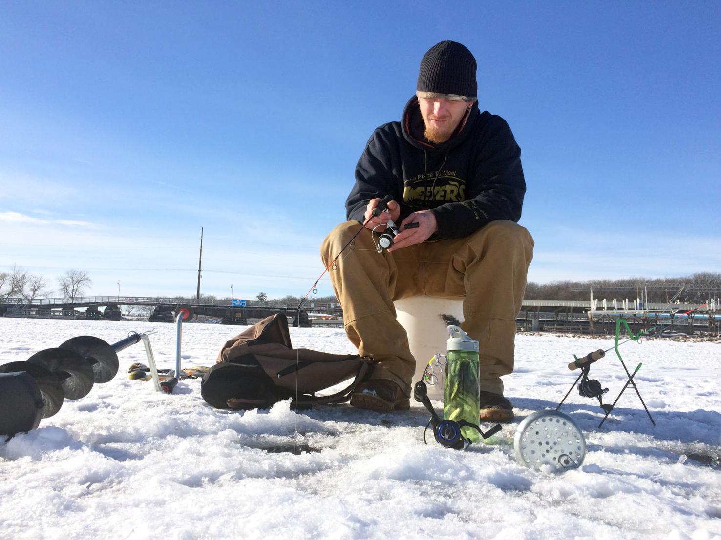 Video: Ice fishing heats up at Iowa Great Lakes