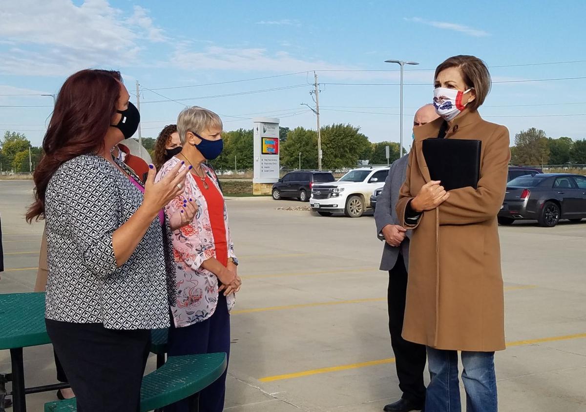 Gov. Reynolds at Floyd Valley Healthcare