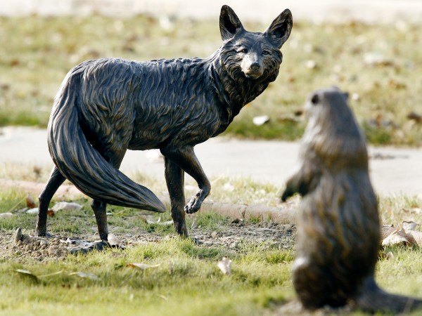 Lewis and Clark Interpretive Center Statues