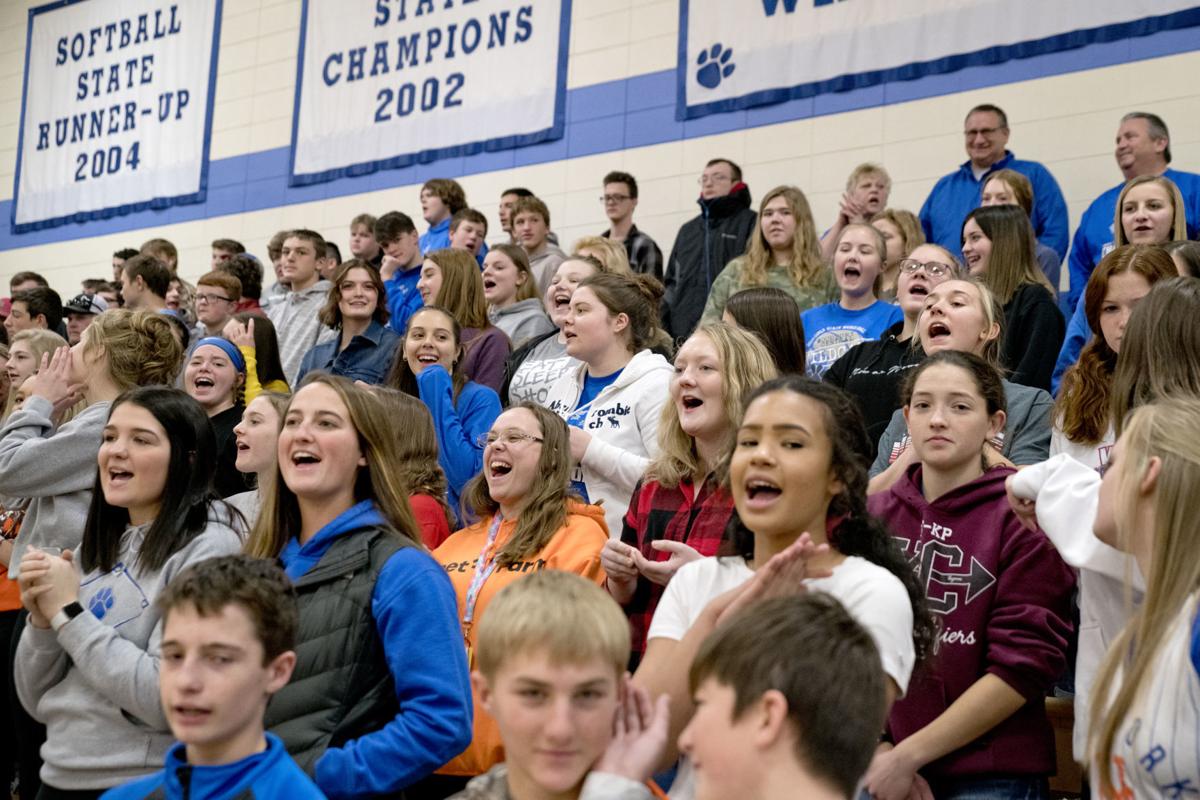 Woodbury Central football sendoff