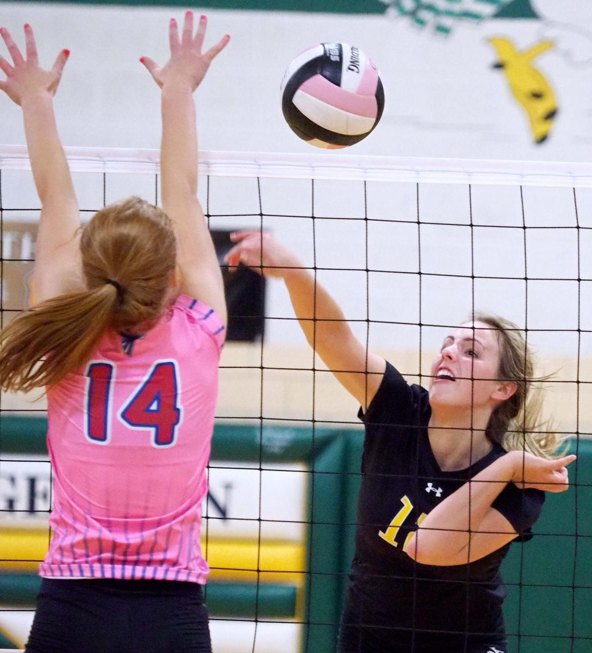 West Sioux vs Hinton volleyball
