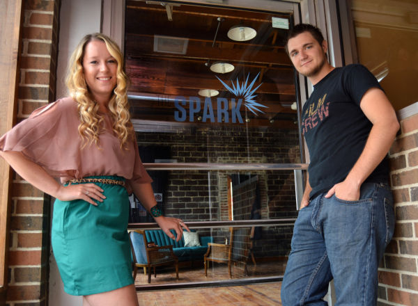 The Spark Creative co-working space in Sioux Center, Iowa