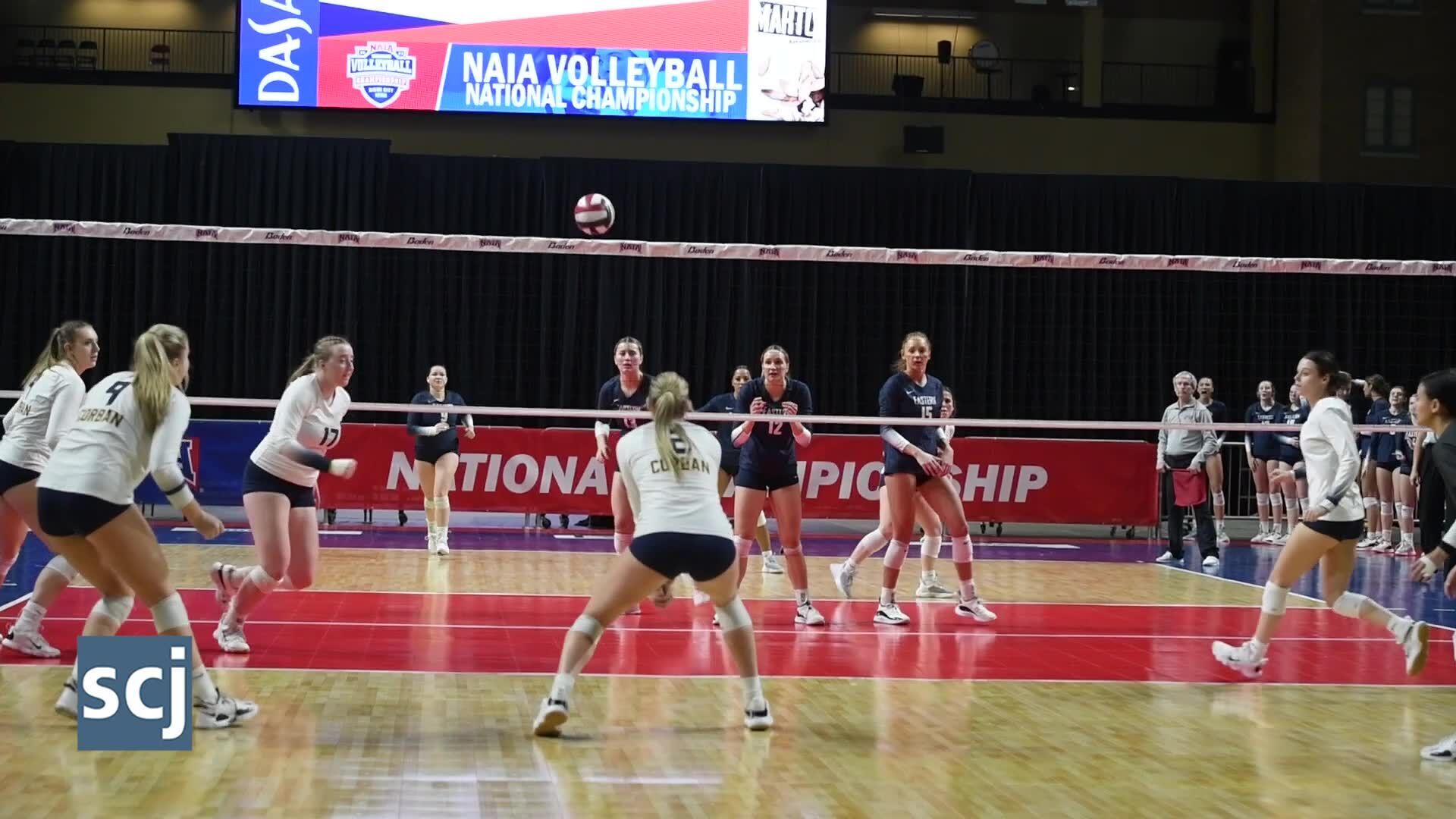 Corban-Jamestown matchup will produce first-time womens national volleyball champion in NAIA tournament