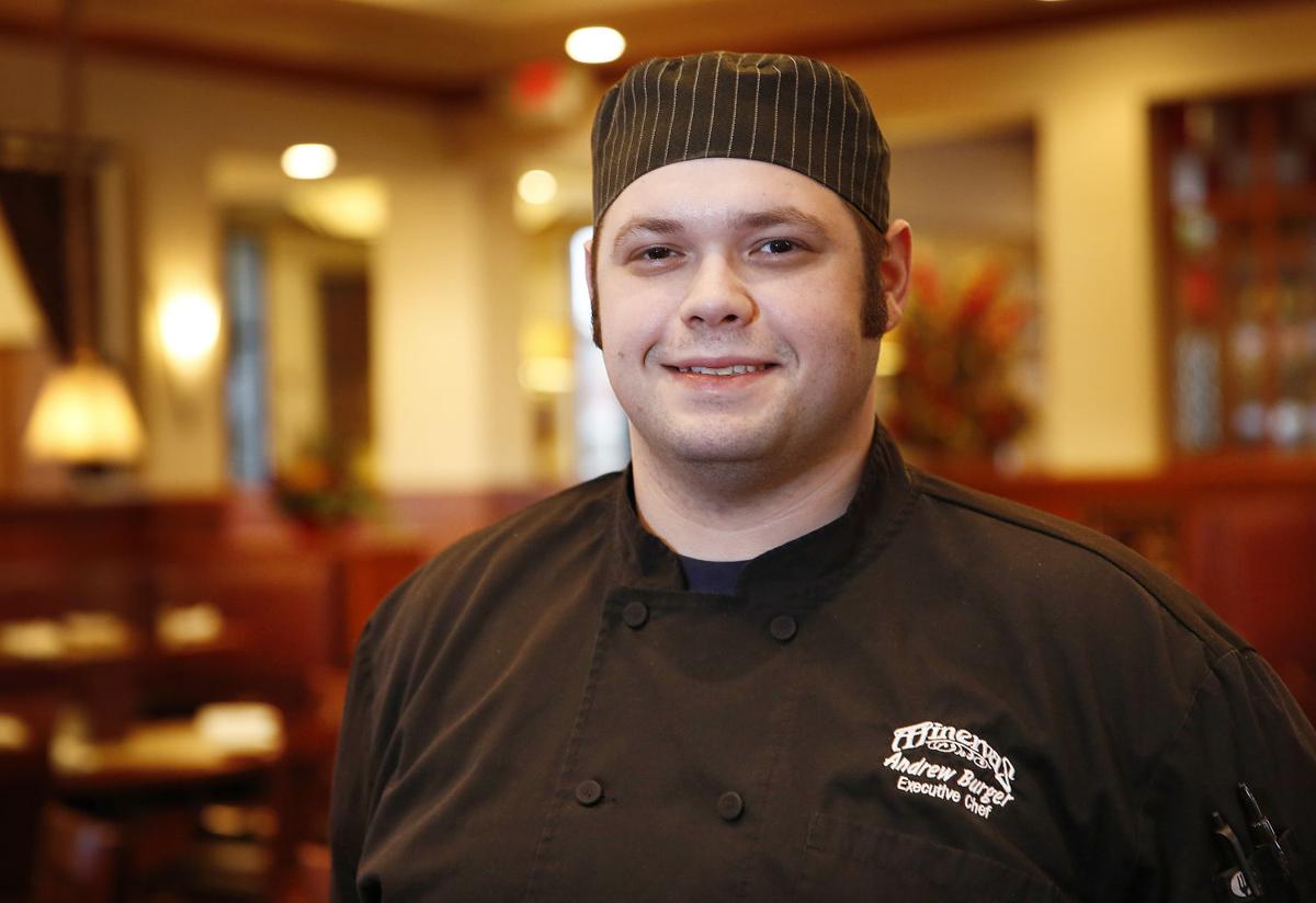 Minerva’s executive chef Andrew Burger