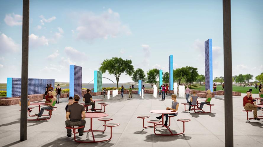 Missouri River riverfront redevelopment rendering