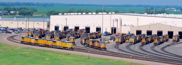 Travel Union Pacific Golden Spike Tower and Bailey yard