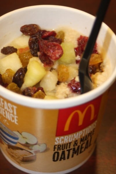 does mcdonalds oatmeal have gluten