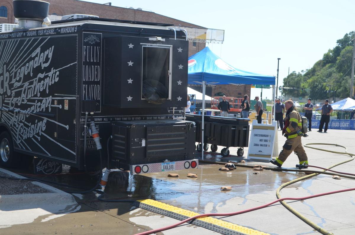Food truck fire
