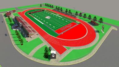 Le Mars sports complex rendering 1
