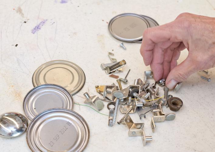 Craft using repurposed materials
