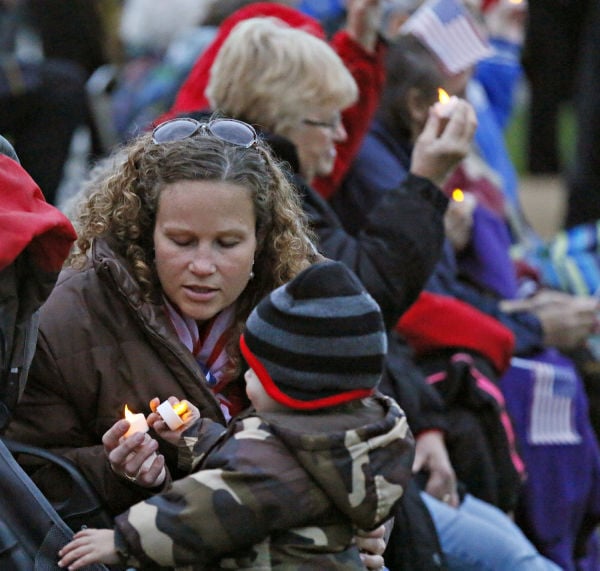9/11 candlelight vigil becomes tradition at Siouxland Freedom Park