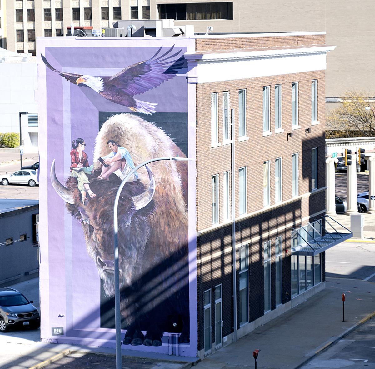 Downtown mural