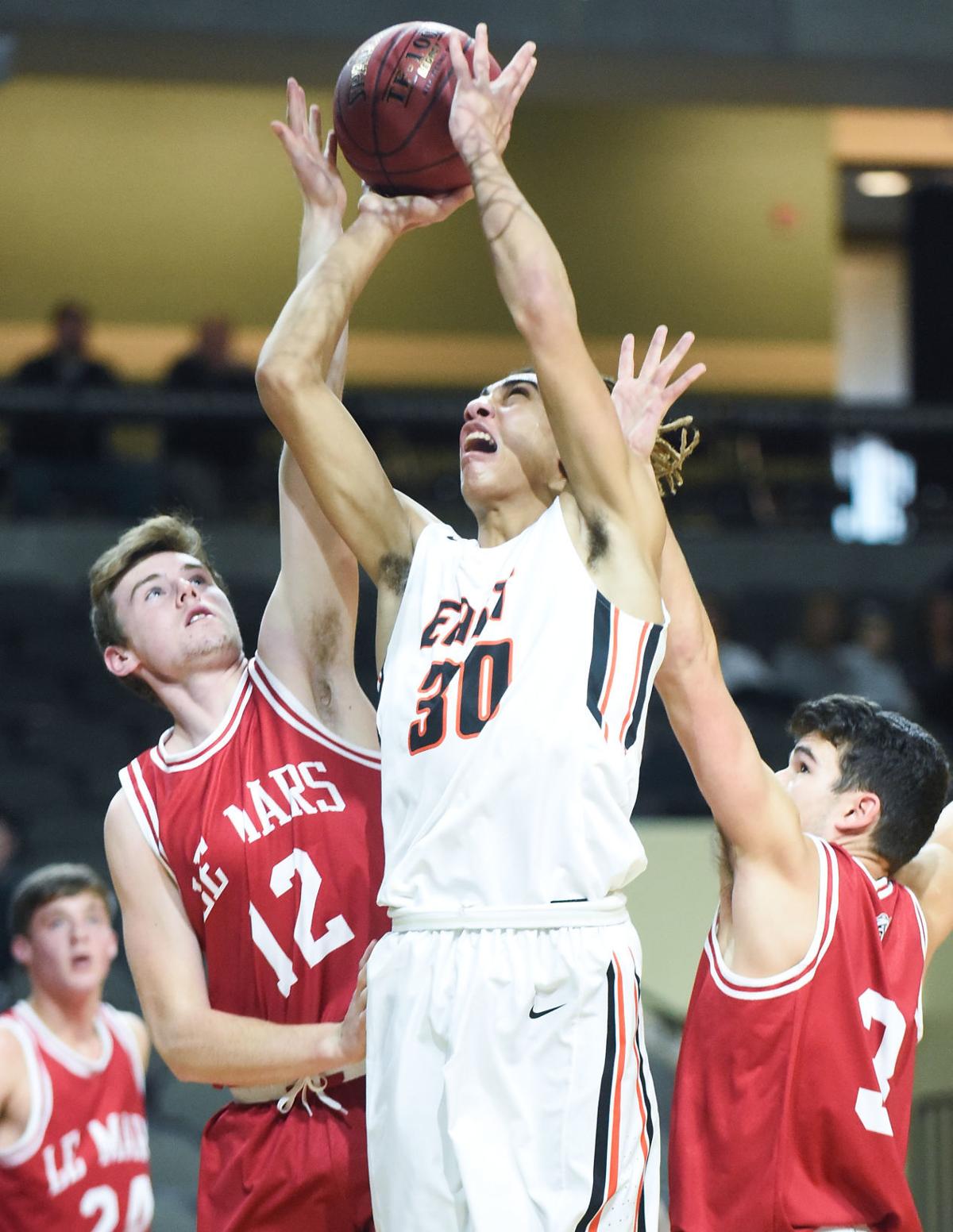 Prep Boys Basketball Trio Leads East Past Le Mars Basketball
