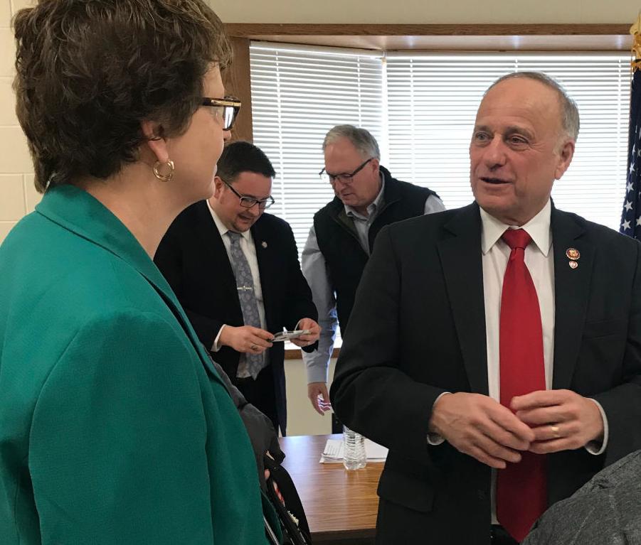 Steve King town hall Rock Rapids