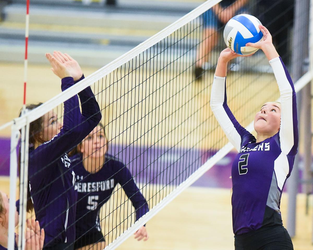 Dakota Valley volleyball sweeps Beresford, thanks to strong fillin