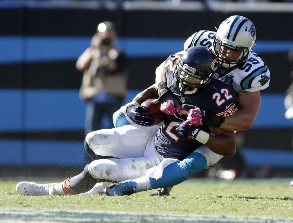 Luke Kuechly's Pick Six Seals Super Bowl Trip for Panthers!, Cardinals vs.  Panthers