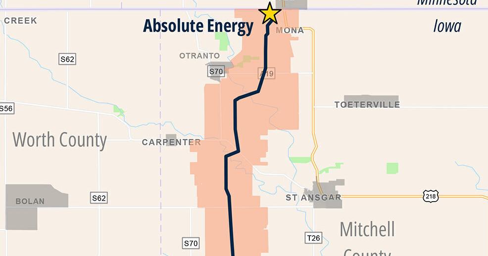 Permit process advances for Summit's second Iowa pipeline - Vimarsana News