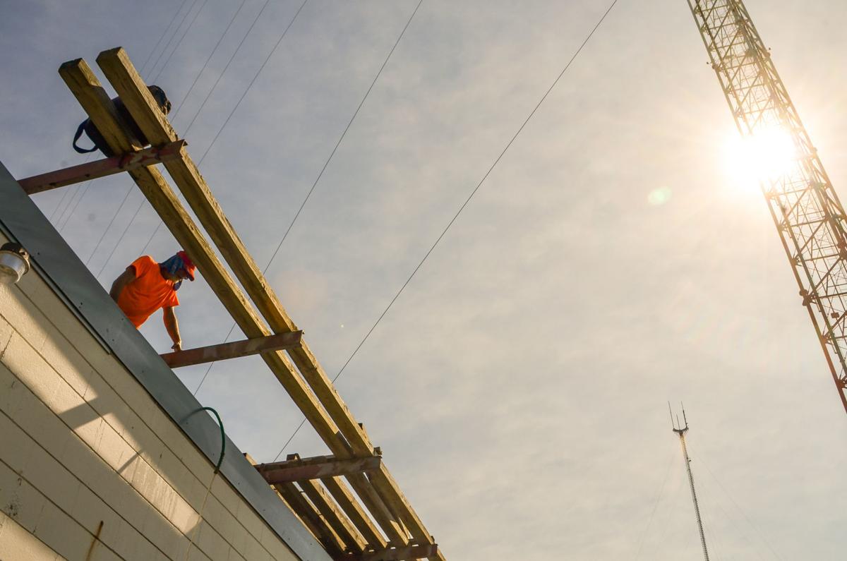 Roof work in heat
