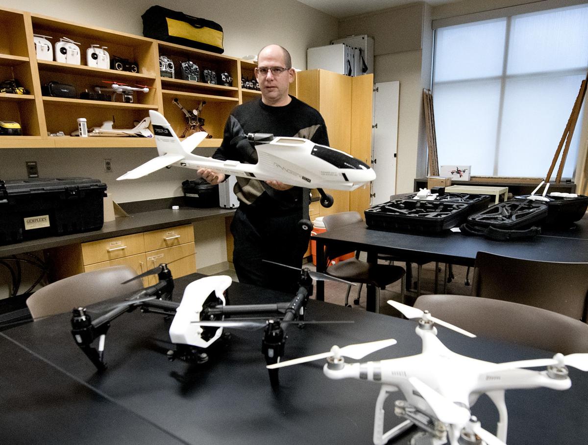 Morningside College drones Rich Crow