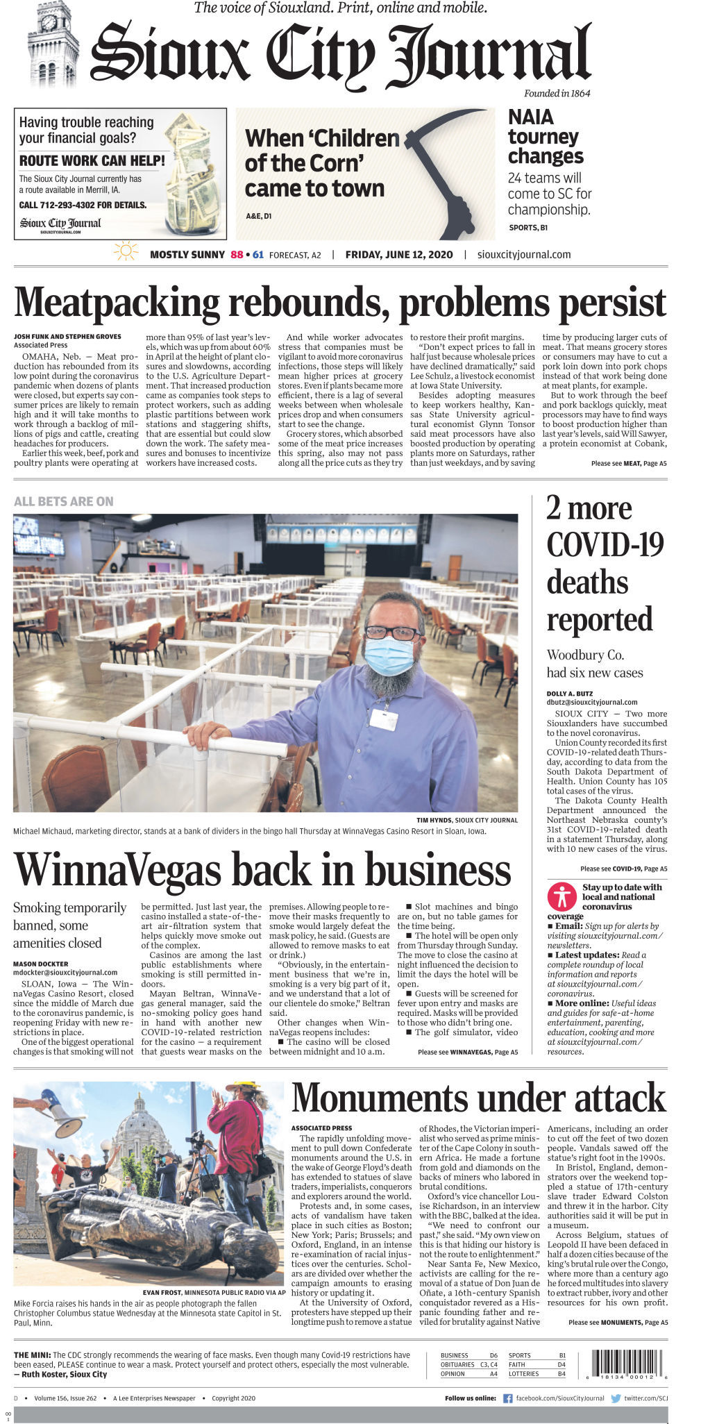Woodbury Dakota Counties Report New Covid 19 Cases Tuesday Local News Siouxcityjournal Com Woodbury Dakota Counties Report New Covid 19 Cases Tuesday Local News Siouxcityjournal Com