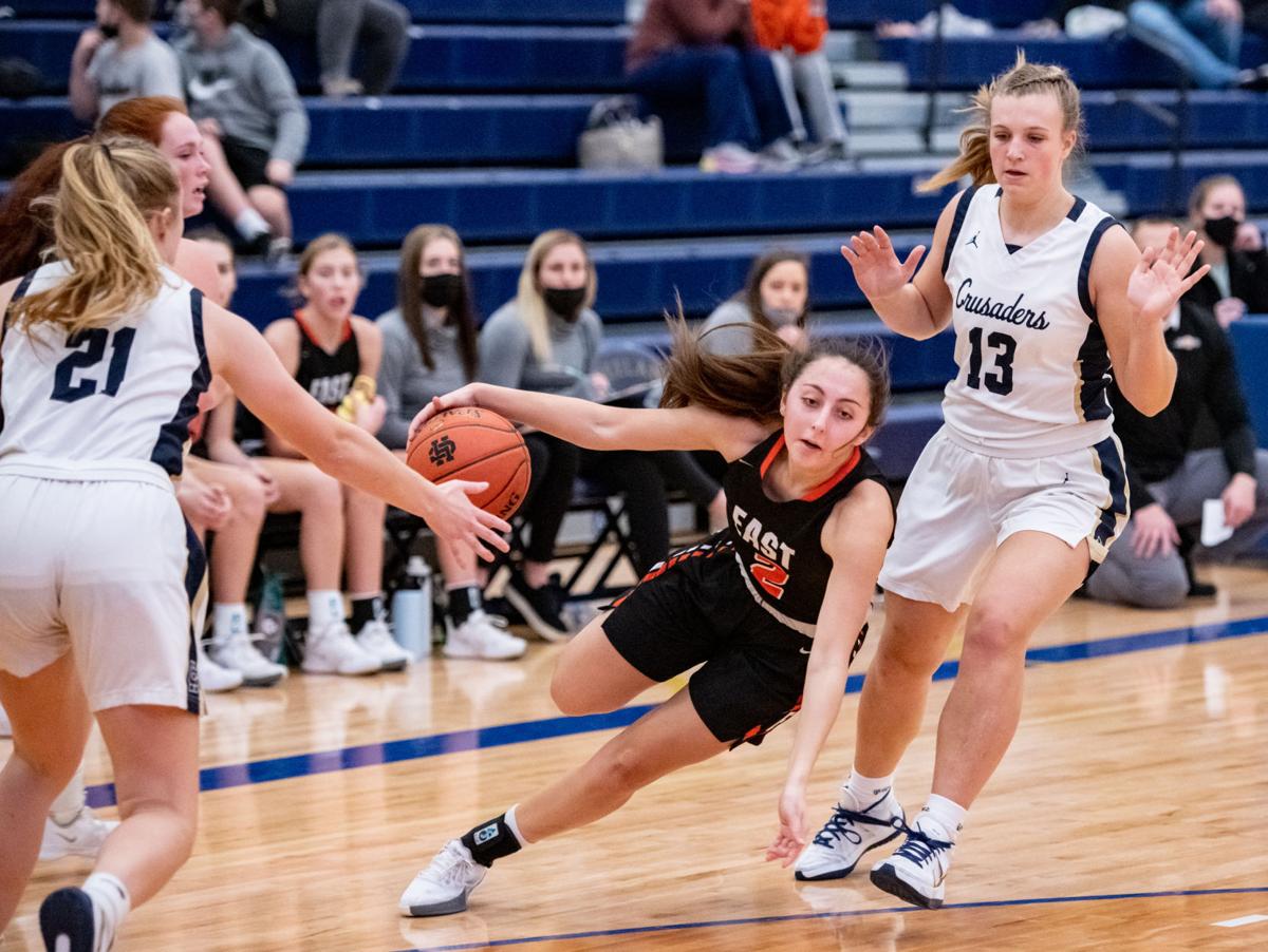 East vs Heelan basketball