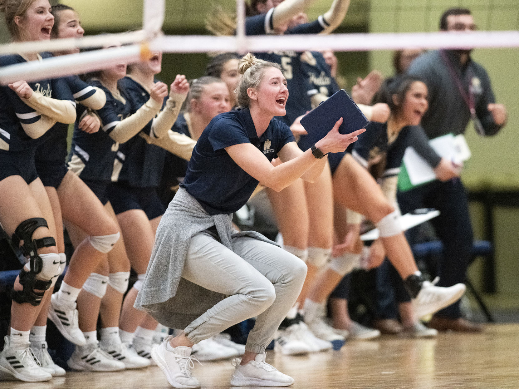 STATE VOLLEYBALL Bishop Heelan puts up tough fight against No
