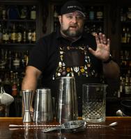 Austin Foster's home bar