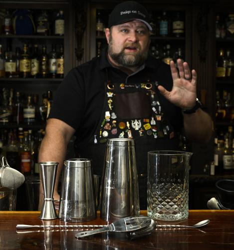 Austin Foster's home bar