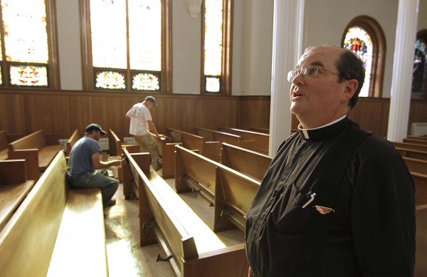 St. Joseph Catholic Church nears restoration completion after its fire.