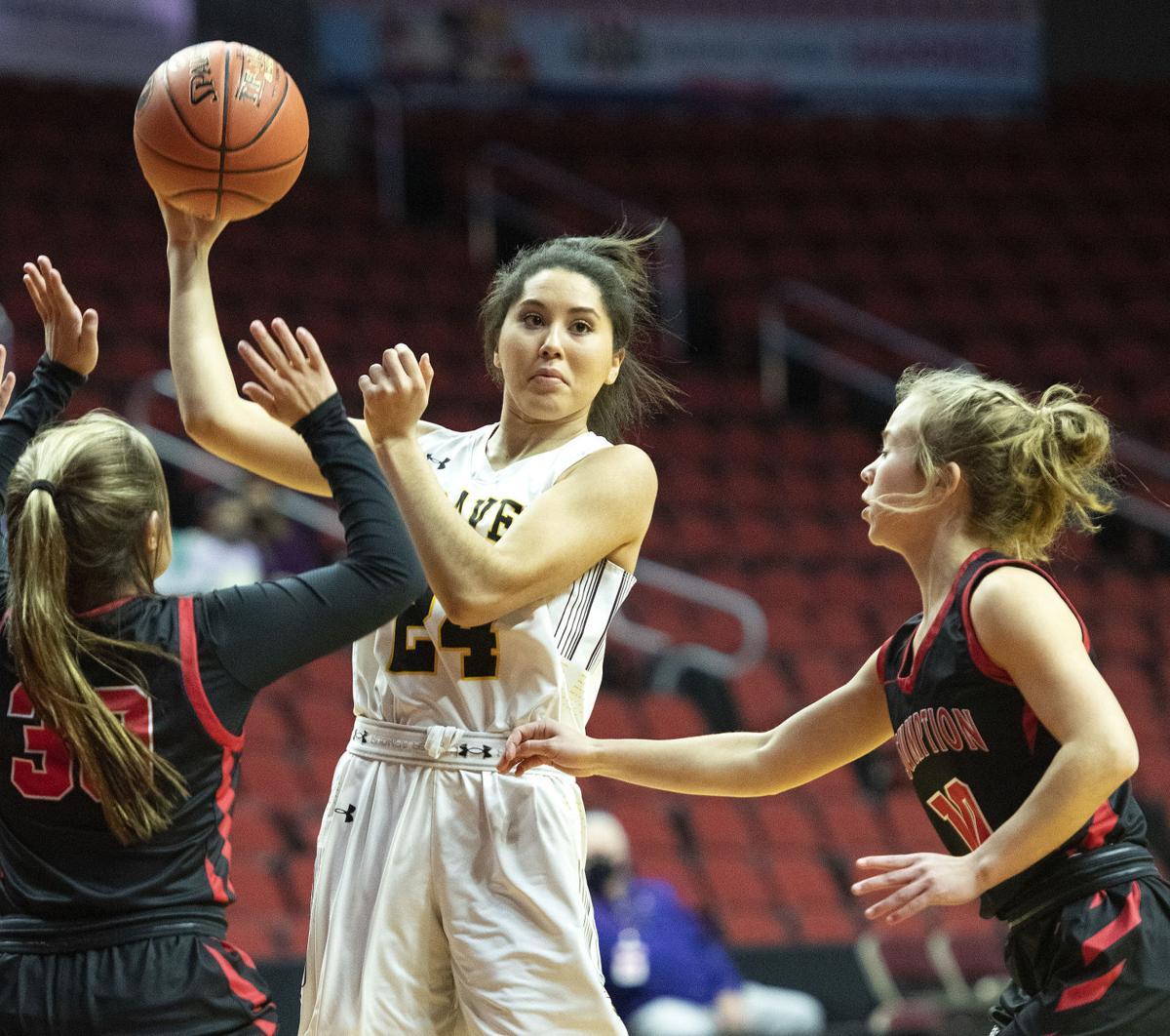 Cherokee vs Davenport Assumption girls state basketball