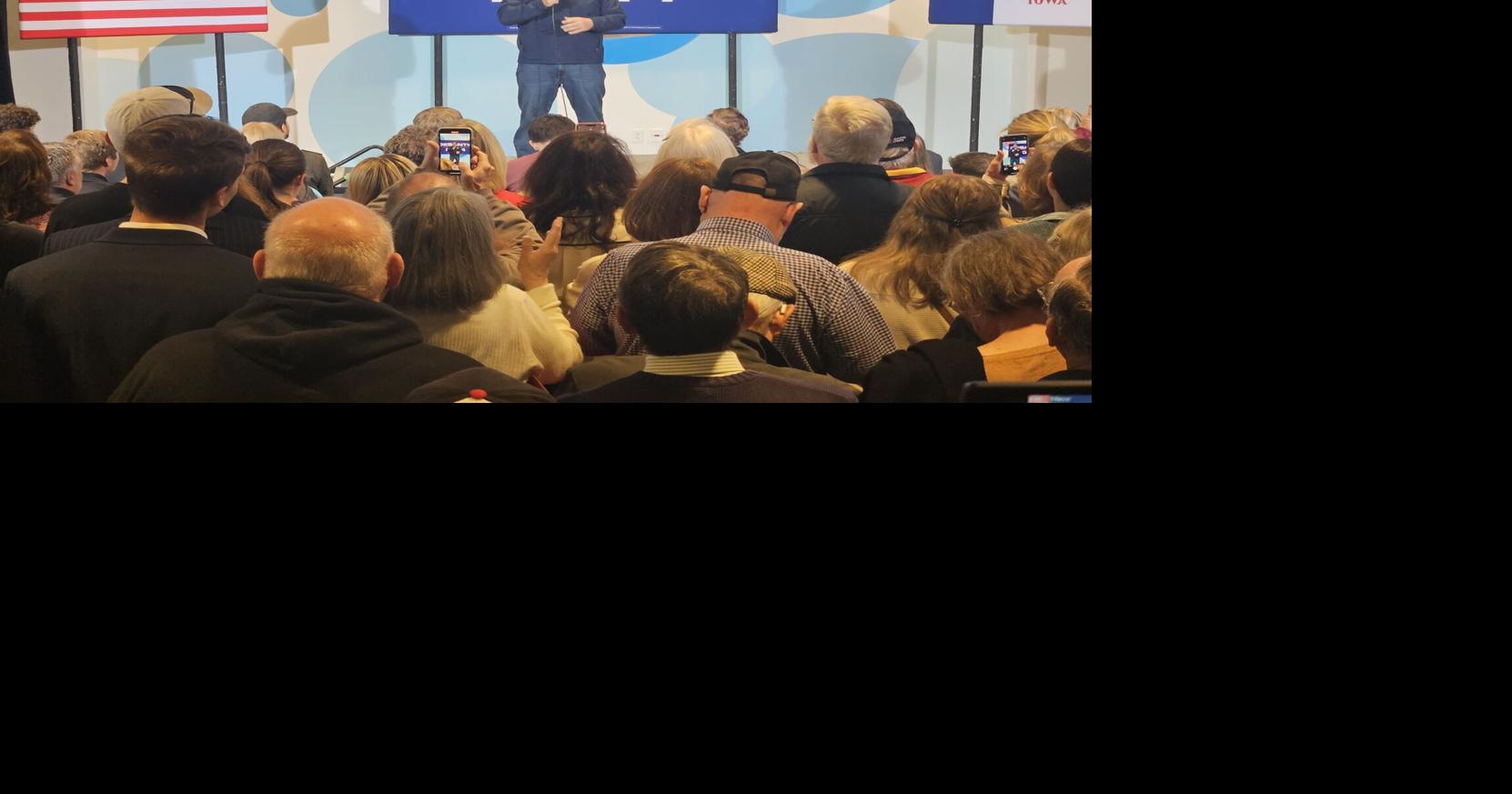 Ron DeSantis says he stands with Israel during Le Mars stop
