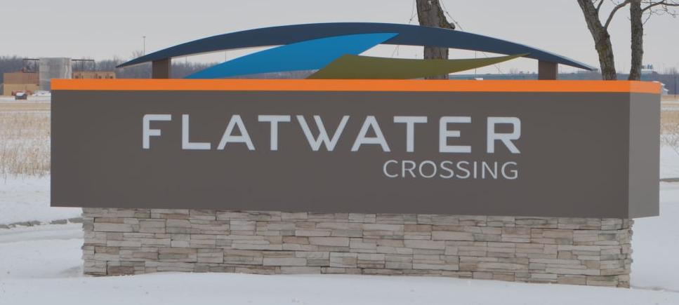 Flatwater Crossing sign