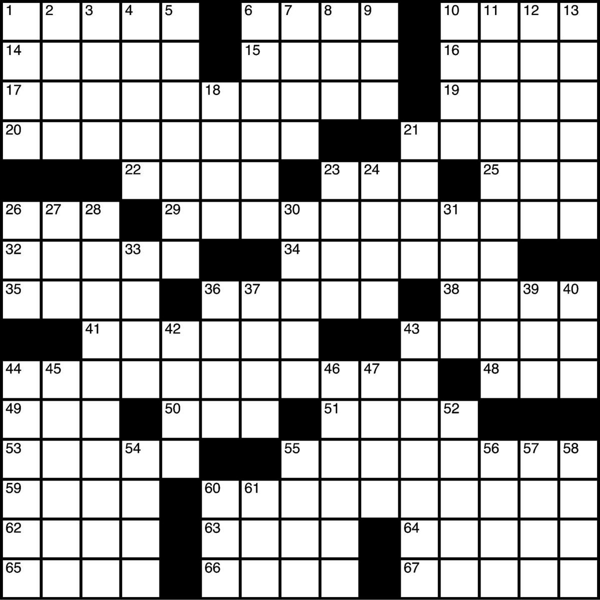 Crossword 1/30