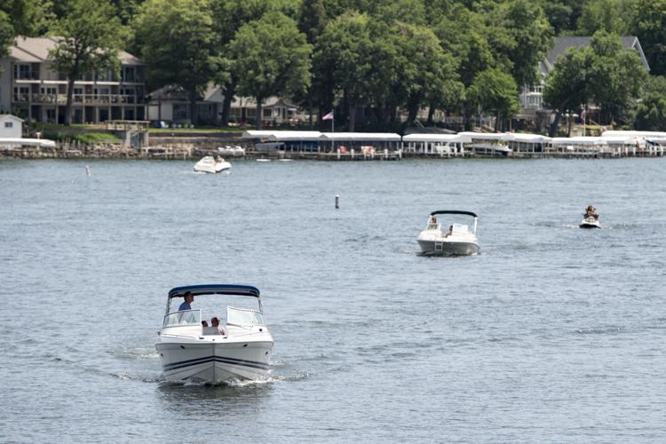 Boating in Okoboji