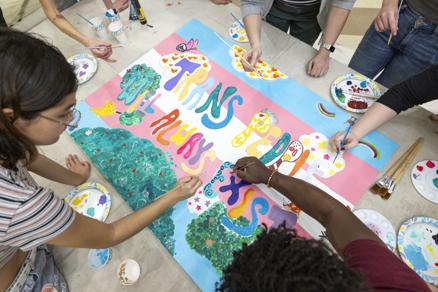 New transgender awareness mural at Morningside University - Vimarsana News