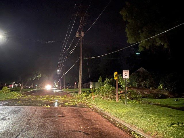 Storm causes damage in Sheldon early Friday morning