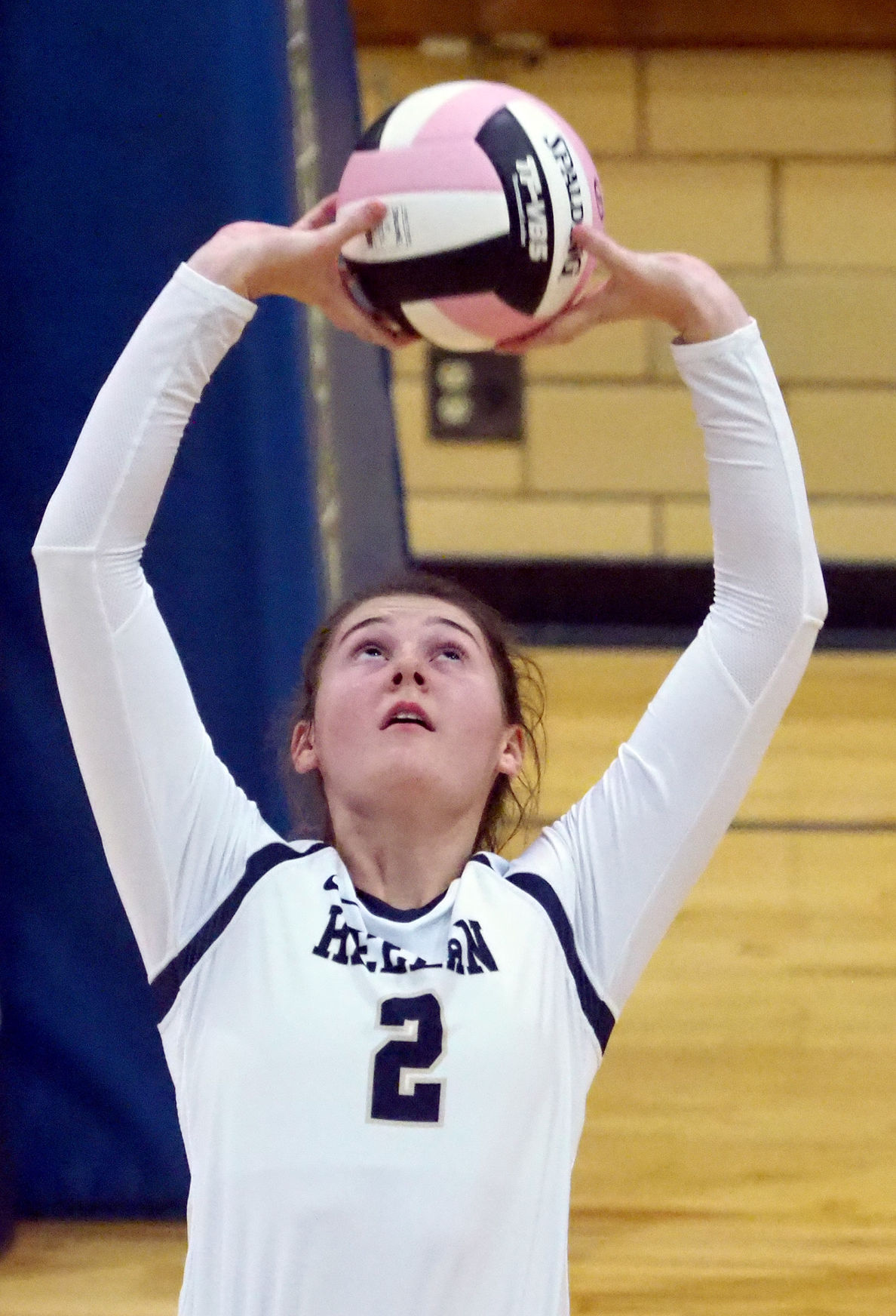 Council Bluffs Thomas Jefferson at Heelan volleyball