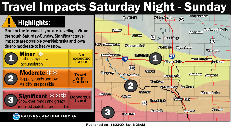 Sioux City weather Expect snow Saturday evening Local Briefs