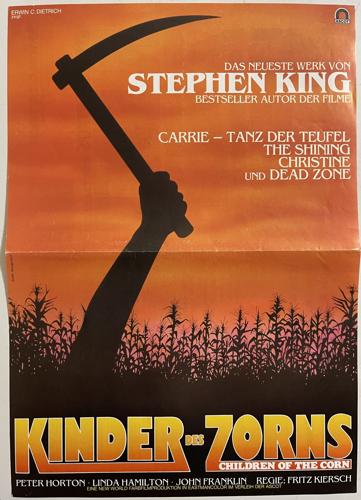 German poster for 'Children of the Corn'