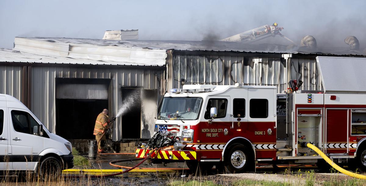 UPDATE North Sioux City laundry facility sees Tuesday morning blaze