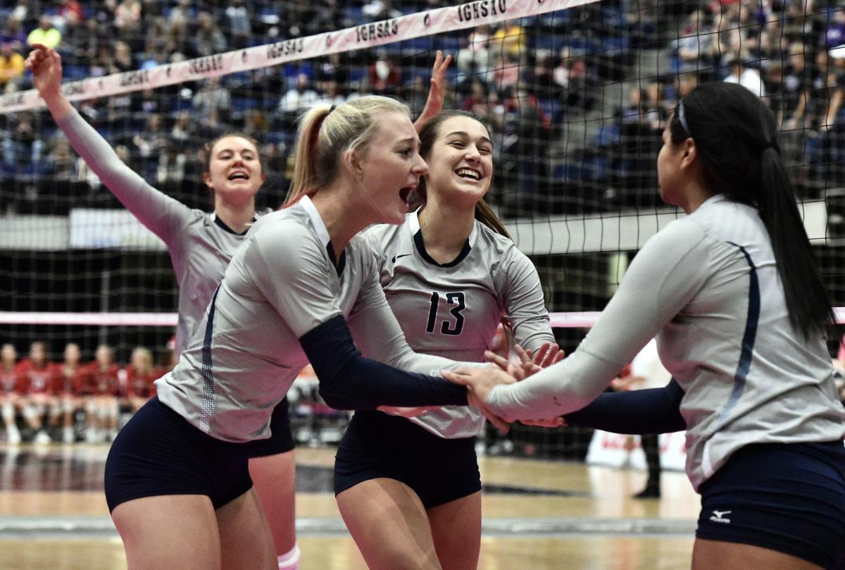 Pleasant Valley vs Iowa City Liberty state volleyball