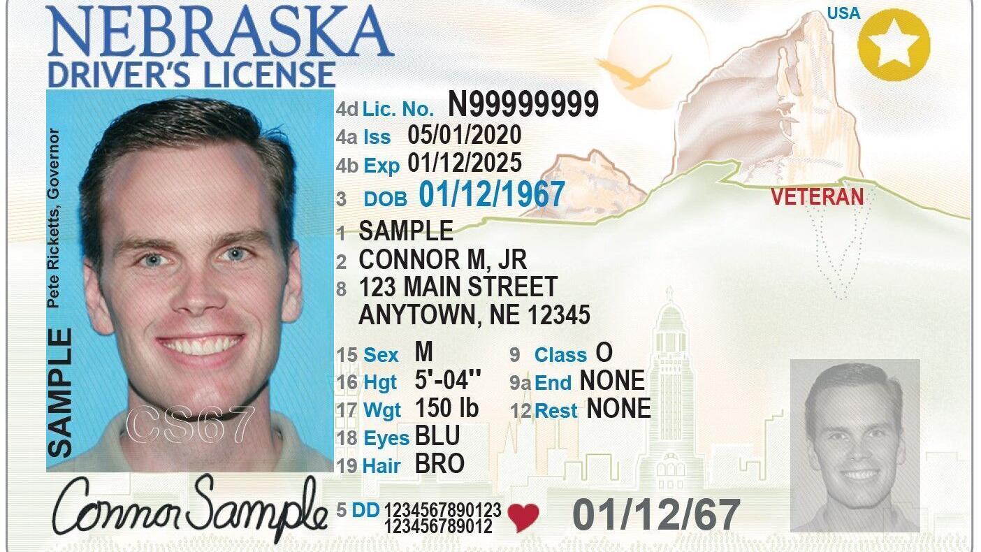 Nebraska Dmv Unveils New Driver S License In First Redesign Since 2009 Govt And Politics Siouxcityjournal Com Omaha Dmv Holiday Hours 2022