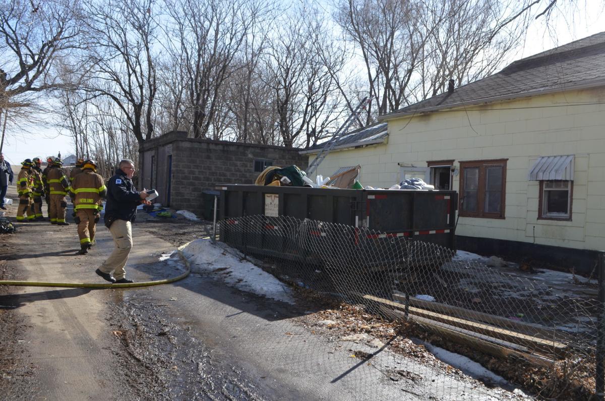Sioux City Fire Rescue Fights Fire At Red Tagged Home Local News
