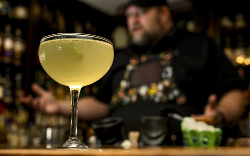 Austin Foster's home bar