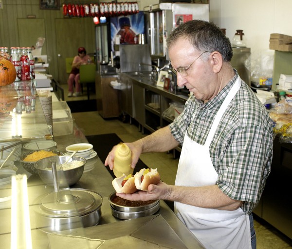 George's Hot Dogs shop