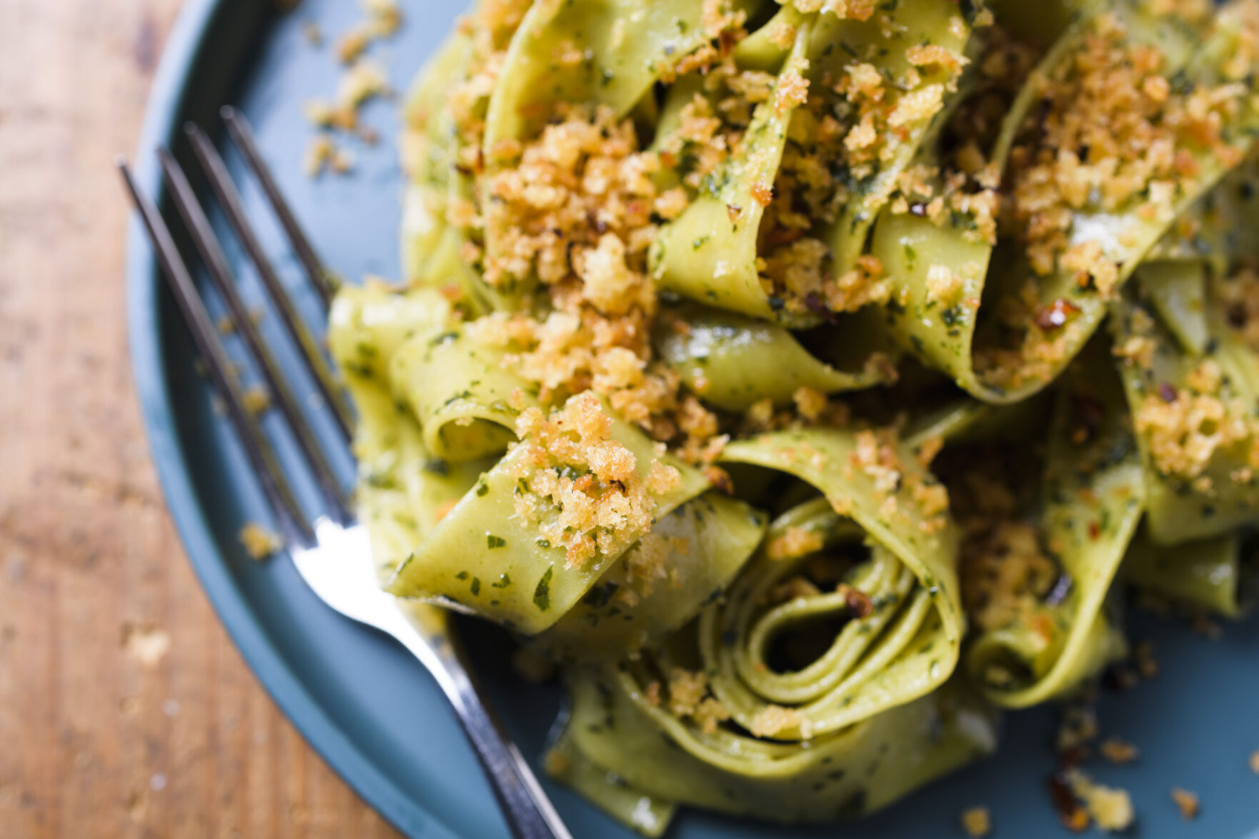 In France pesto is enriched with an umami bomb