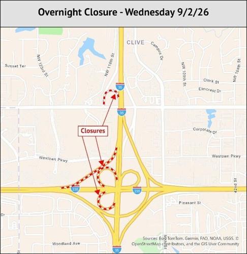 Overnight closures around the Southwest Mixmaster begin Tuesday, Sept. 1