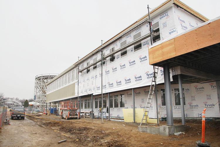 Roof Garden construction April 2019